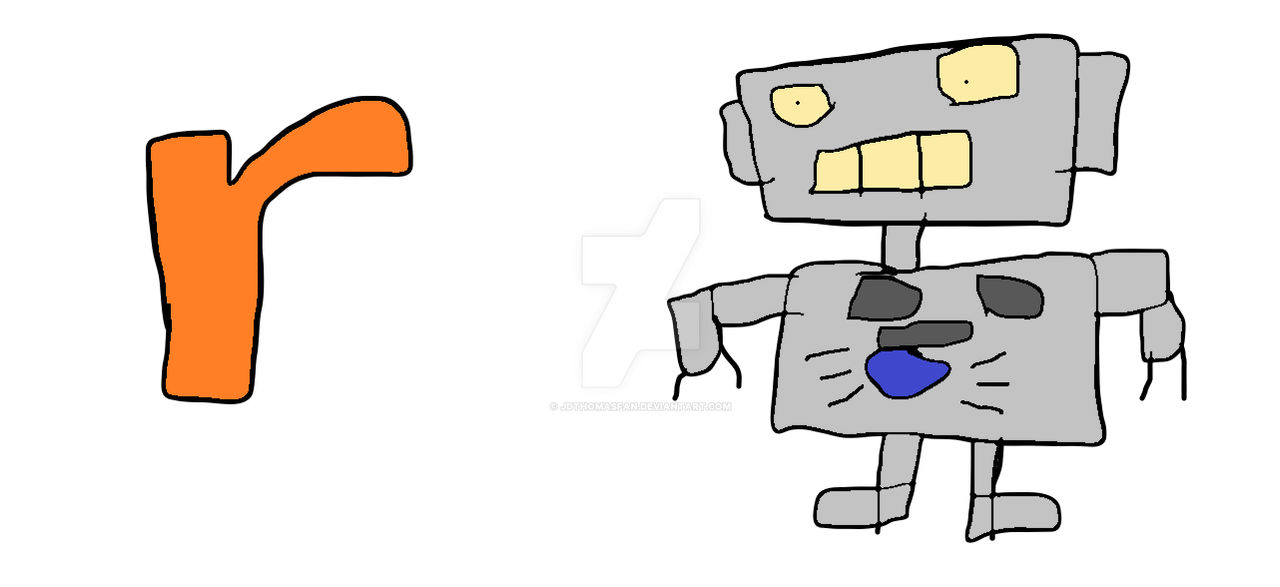 R for robot by JDthomasfan on DeviantArt
