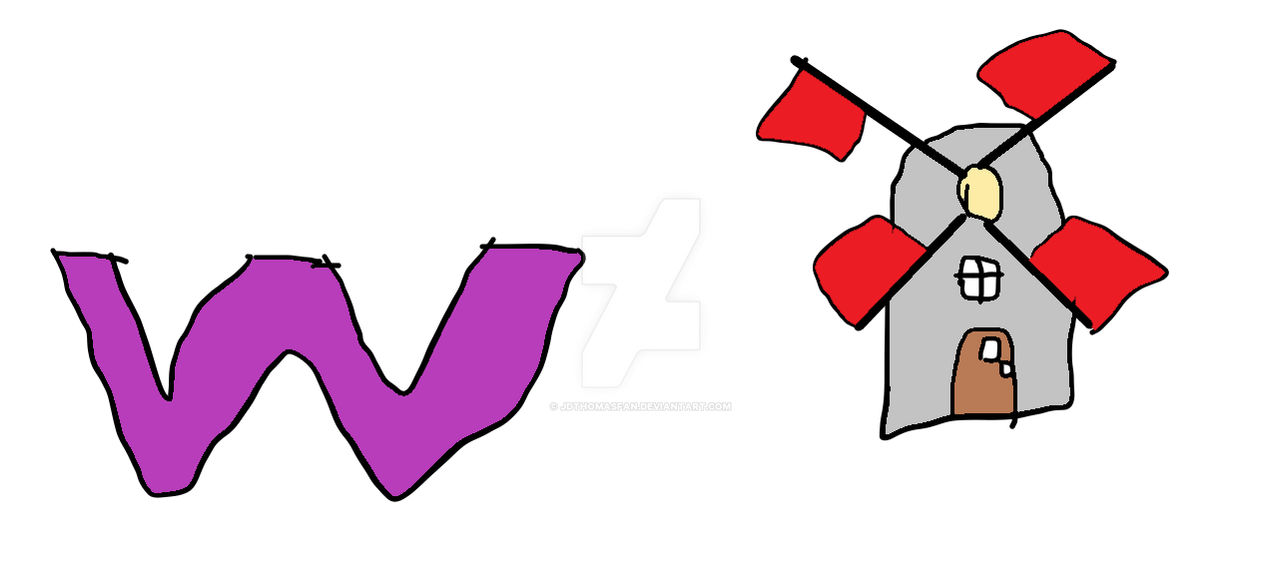 Letter R Windmill W for windmill by JDthomasfan on DeviantArt
