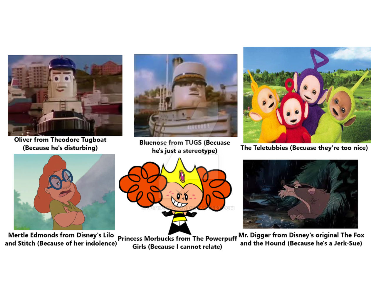 My Updated List Of Least Fav Tv Characters Part 2 By Jdthomasfan On Deviantart My Updated List Of Least Fav Tv Characters Part 2 By Jdthomasfan On Deviantart