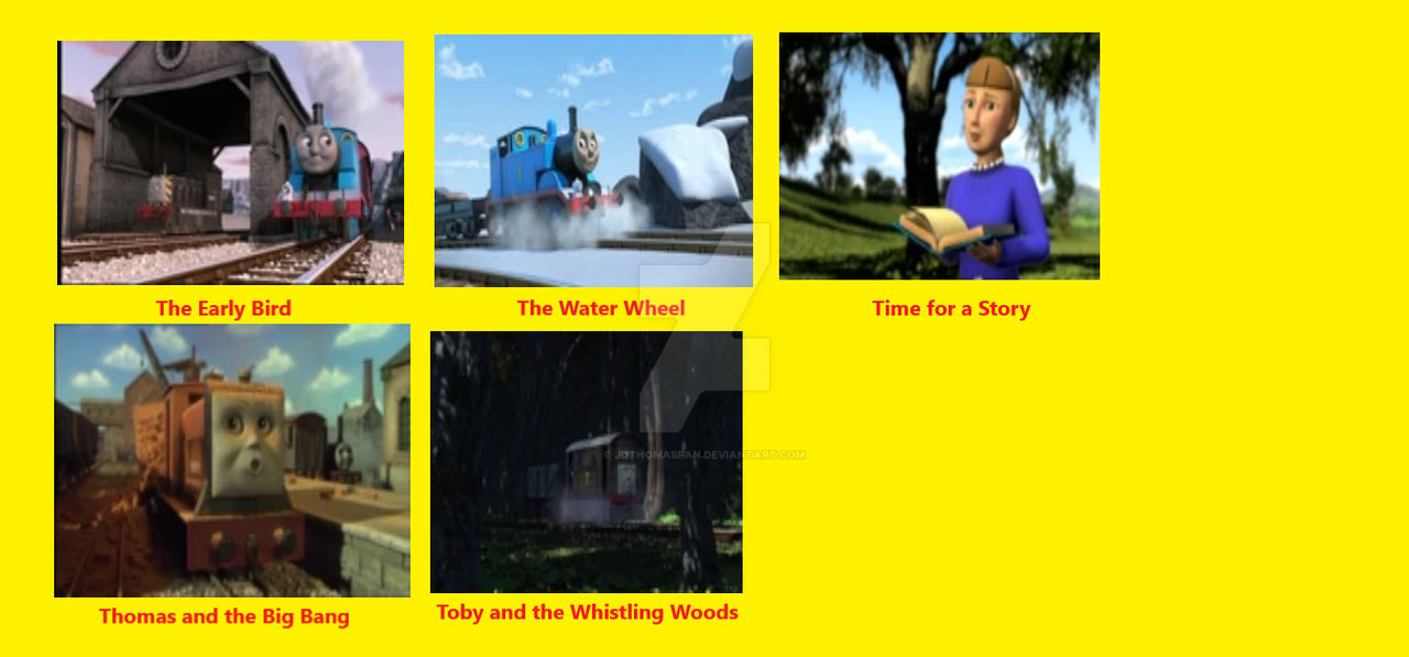 The Very Worst Episodes of Thomas Disc 1 Page 1 by JDthomasfan on ...