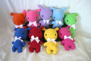 Squishy Alien Plushies - Solid Colour - FOR SALE