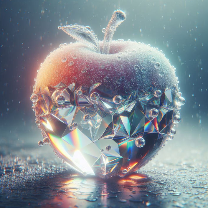 Crystal Encasing apple breaking free from crystal encasing by Lara170310 on DeviantArt