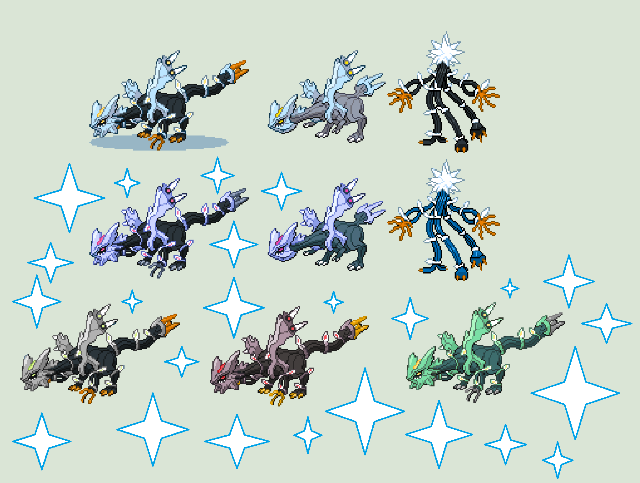 Pokemon Sprite Fusion 27: Xurkyurem