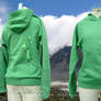 .kiwi ski - green hoody.