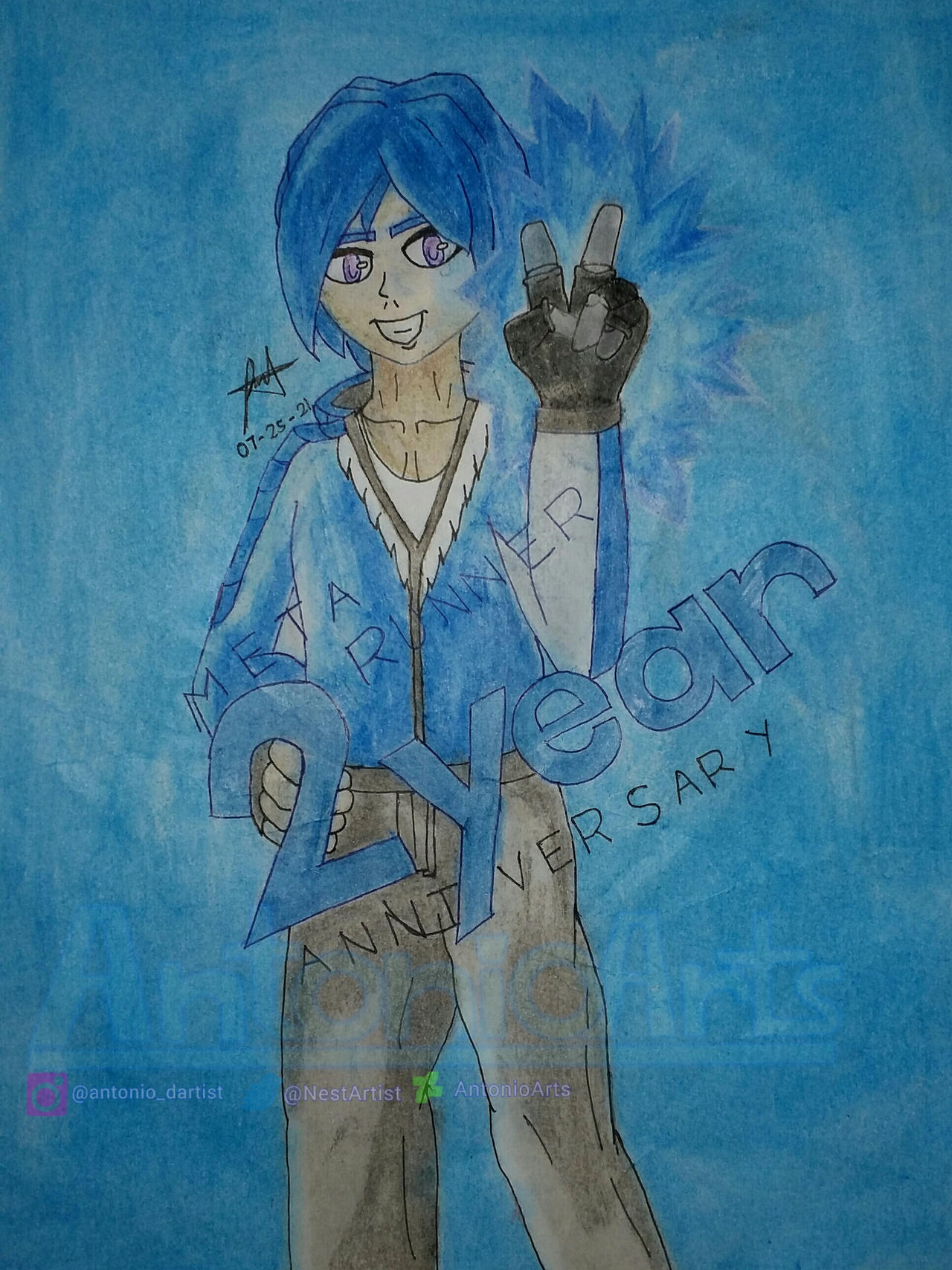 Meta Runner Drawings Meta Runner 2 year Anniversary Artwork (Tari) by AntonioArts on DeviantArt