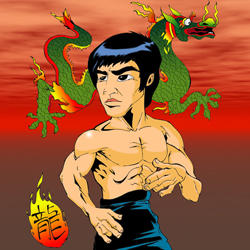 Bruce Lee Cartoon