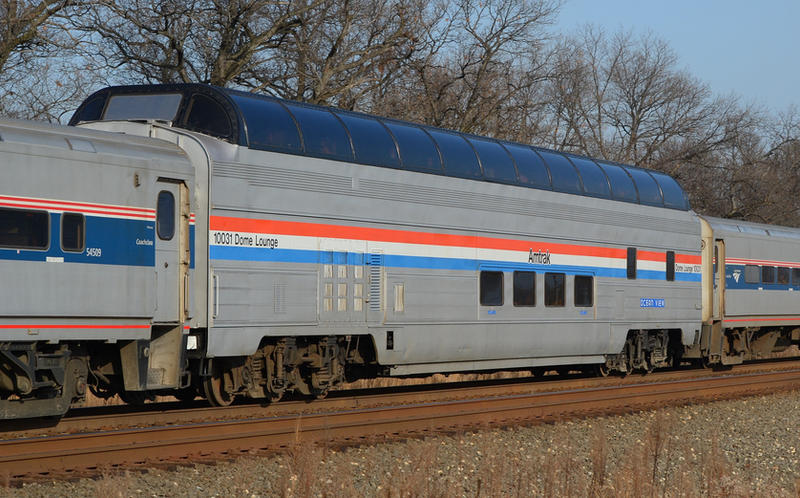 Amtrak Ocean View Dome Lounge 11-23-11