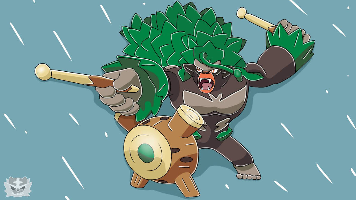 Pokemon Rillaboom Deviantart Rillaboom by InciniumTrainer on DeviantArt