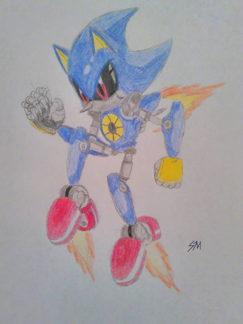 Dibujando a Sonic vs Metal Sonic