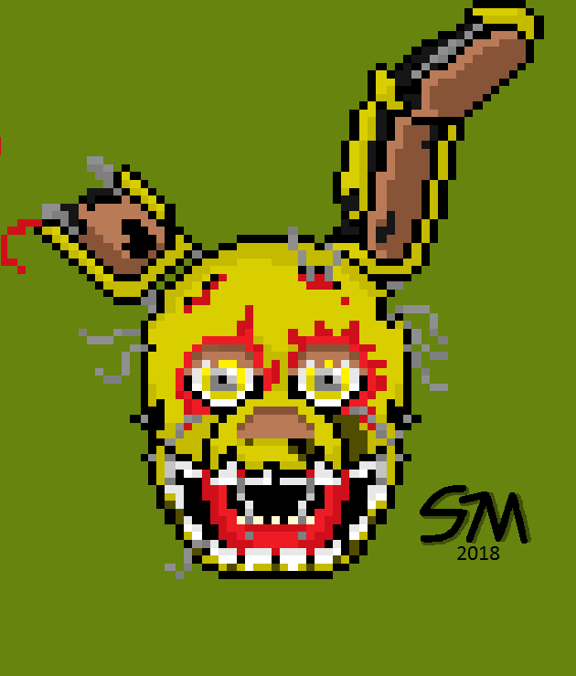 Springtrap Sprite by SpringtraP-MasK on DeviantArt