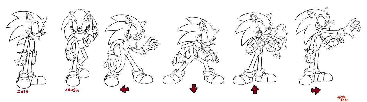 Wit! on X: I want to redraw the Sonic 3 sprites with my style