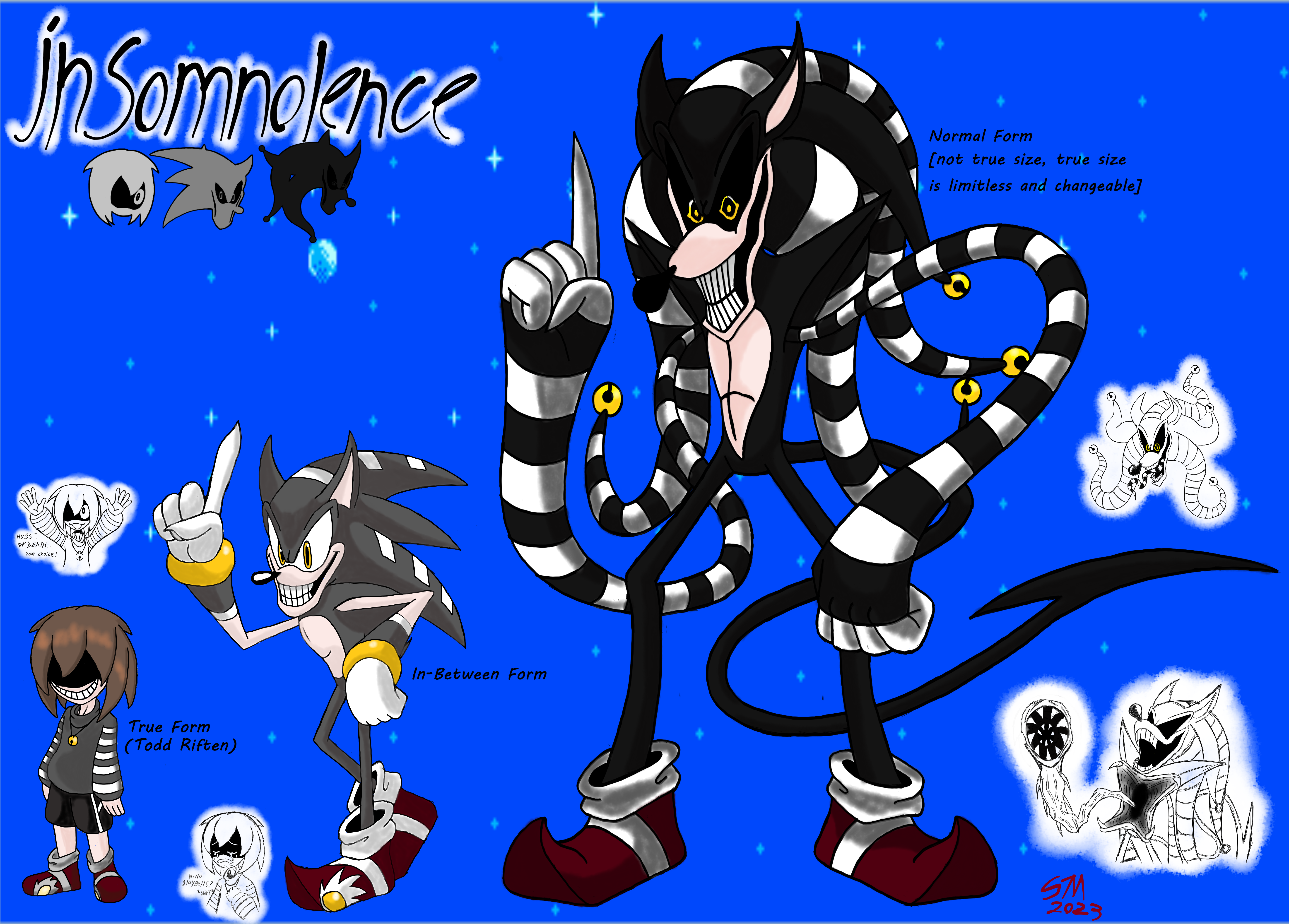 Sonic.EXE (OG) but his forms in each song by JayKay64 on DeviantArt