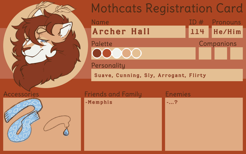 Archer Registration Card by Psychoticmist