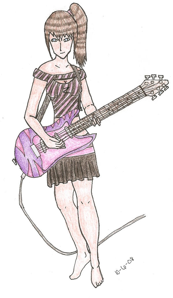 Deviantart Rocker Girl Rock it girl by Deschk on DeviantArt