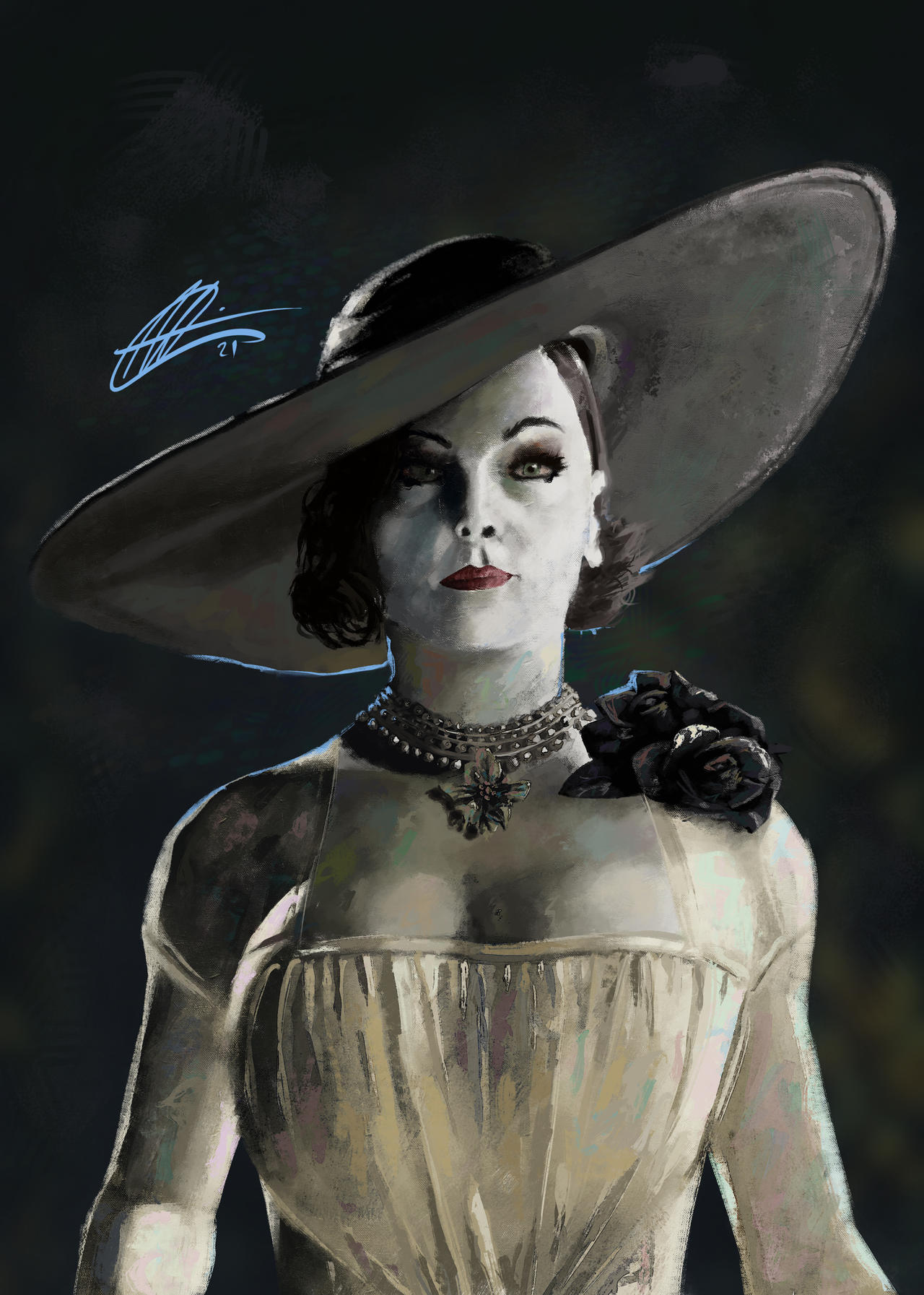 Lady Dimitrescu Portrait By JTay10rFan On DeviantArt lady-dimitrescu-portrait-by-jtay10rfan-on-deviantart