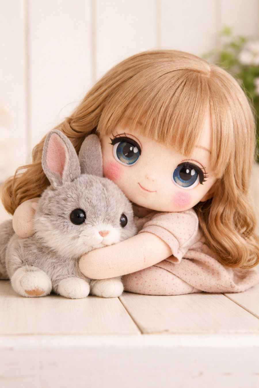 Fictional Rabbit Girls Cute Girl with Rabbit by BuongiornoImmagine on DeviantArt