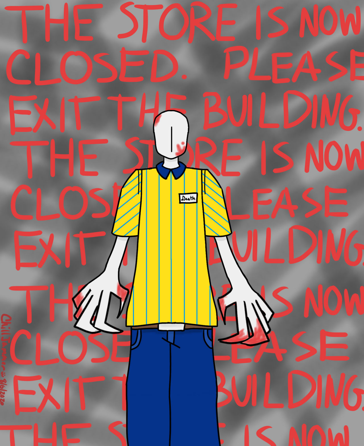 The Store is Closed. SCP-3008-3 Model. The Manager. : r/SCP