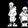 Underswap! Papyrus and Sans