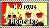 Love Moge-ko stamp (2nd version)