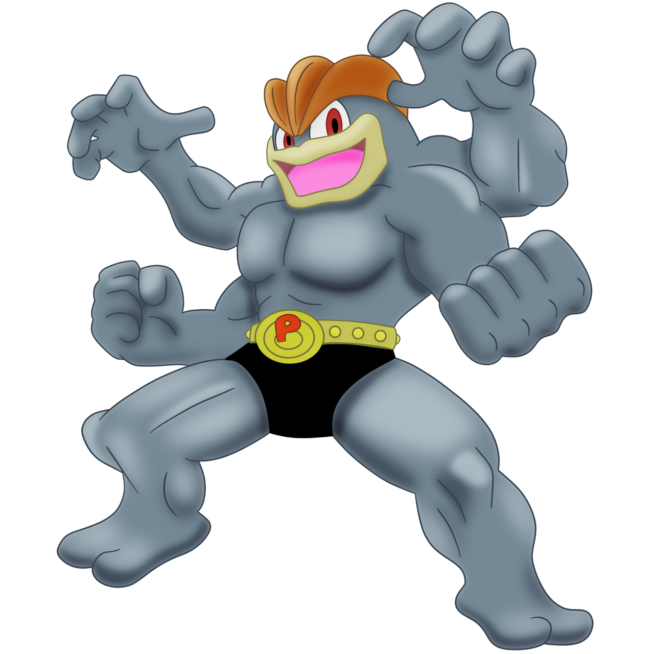 68.machamp by fedenarromi on DeviantArt