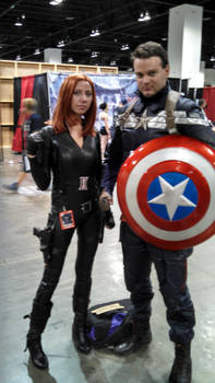 Black Widow and Captain America