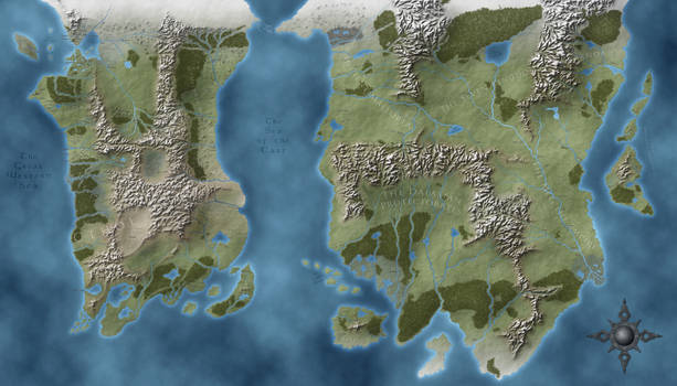 Belgariad-Mallorean World Map