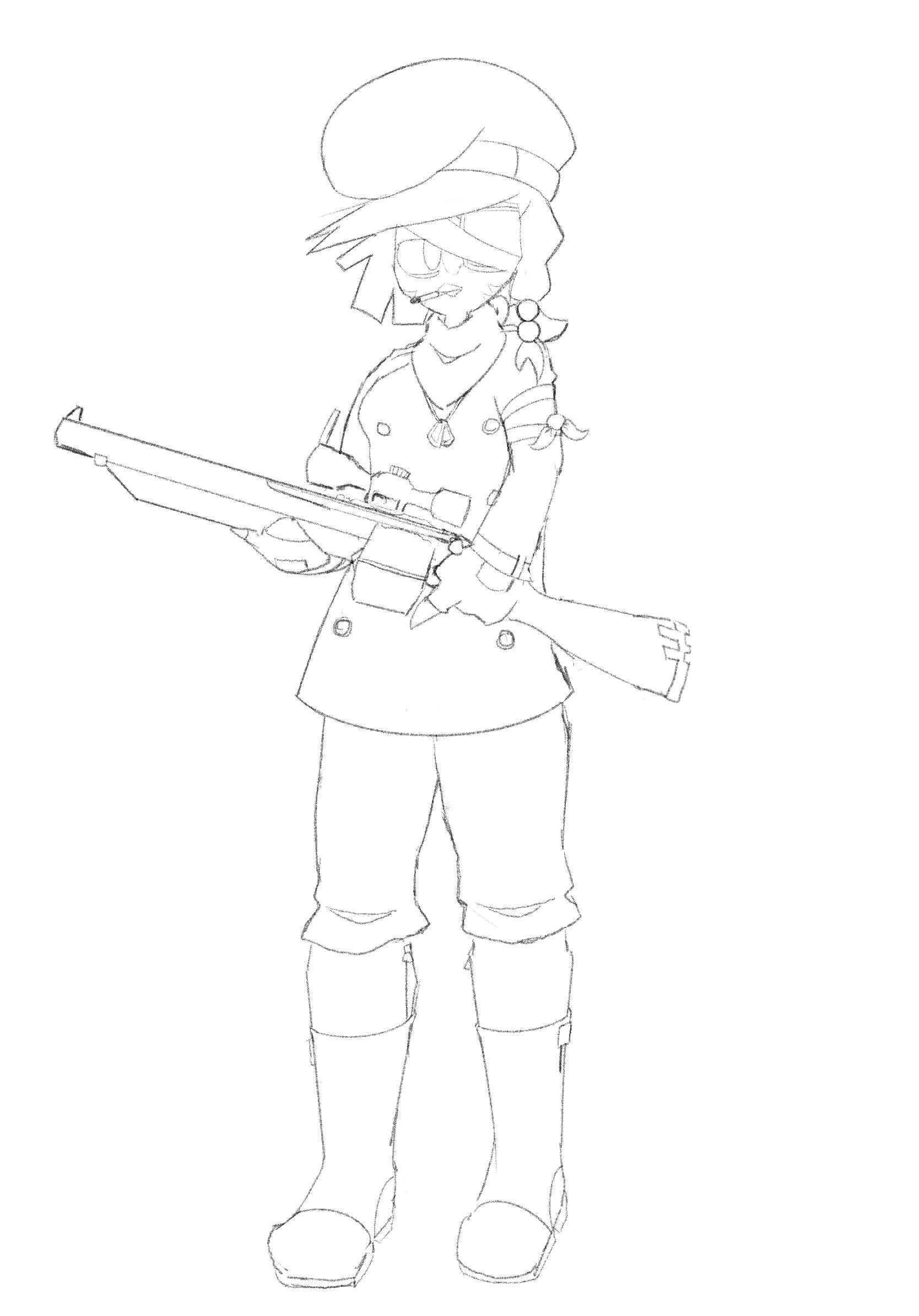 Old Rifle Doodle 16th Day of Doodles - Rifle by Wrenj on DeviantArt