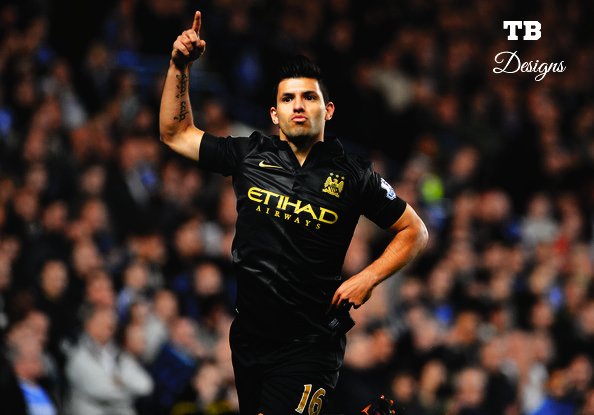 Sergio Aguero Away kit