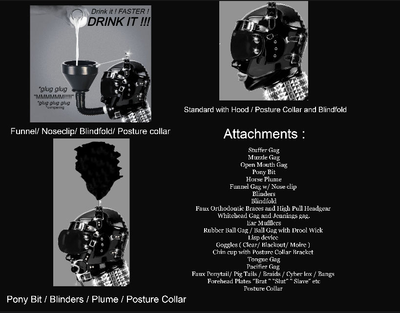 Super Headharness Multi Fetish Head Control System by BizarreFixations ...