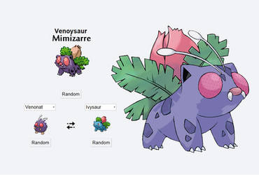 Pokefusion : Venoysaur / Mimizarre