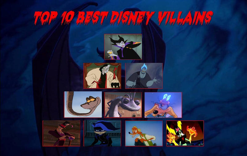 My Top 10 Favorite Disney Villains by PPG2009 on DeviantArt