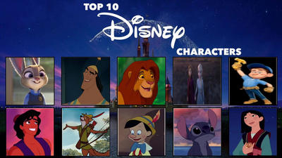 My Top 10 Favorite Disney Characters By Ppg2009 On Deviantart My Top 10 Favorite Disney Characters By Ppg2009 On Deviantart