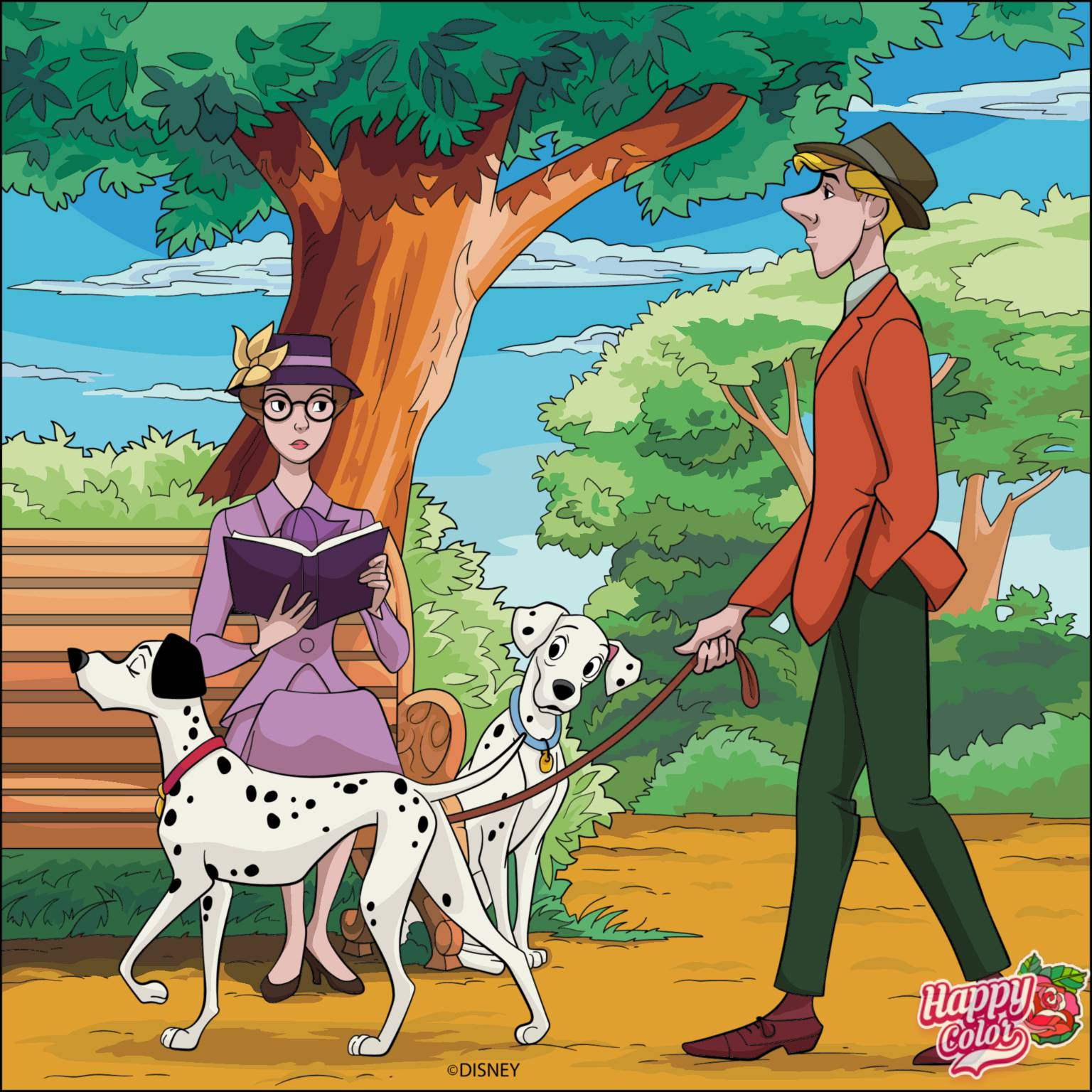 Red Pongo Pongo and Perdita Meet by PPG2009 on DeviantArt