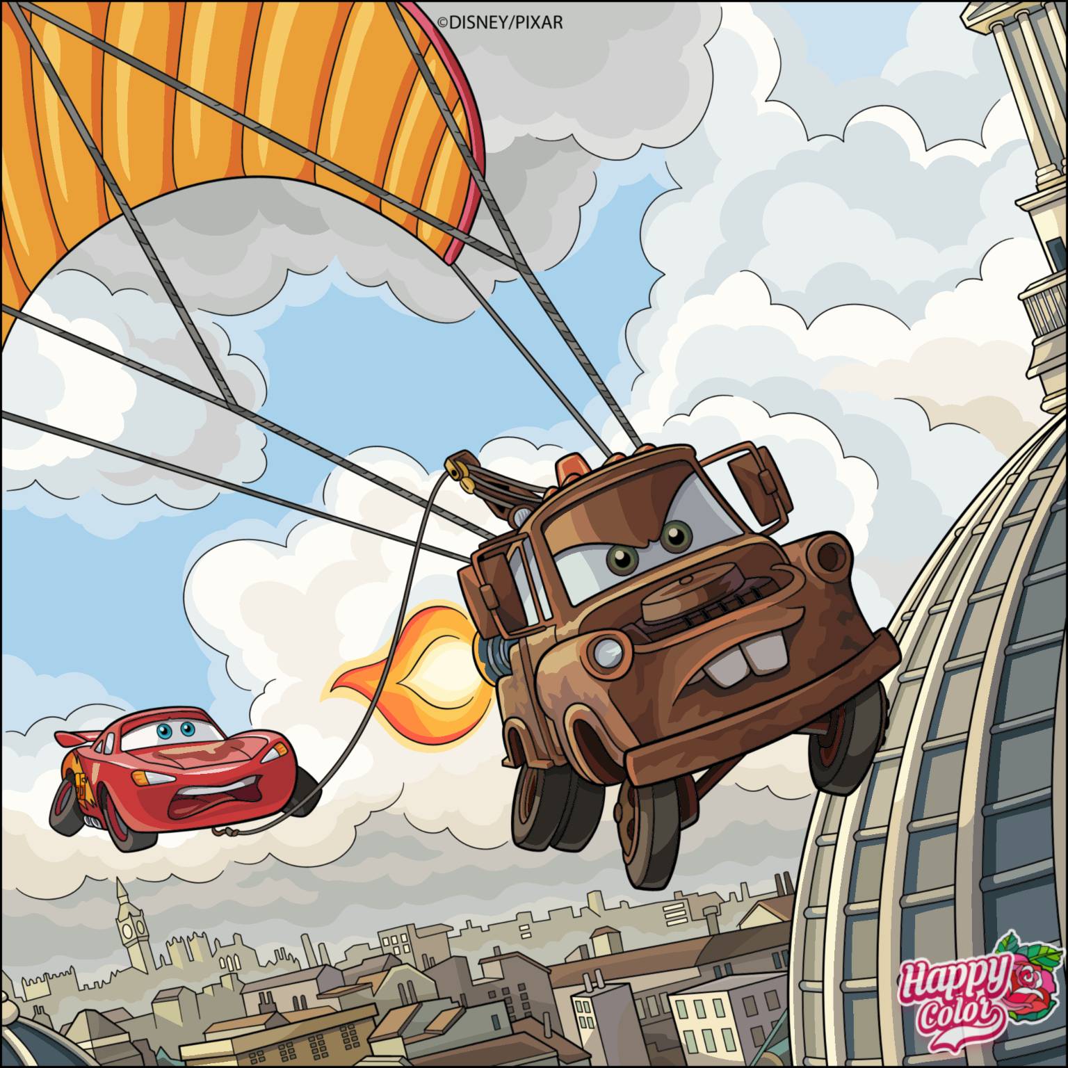Mater Saves Lightning McQueen By PPG2009 On DeviantArt mater-saves-lightning-mcqueen-by-ppg2009-on-deviantart