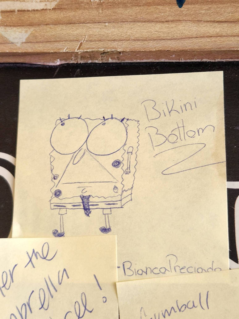 Spongebob Notepage SpongeBob Squarepants Notepad Drawing by PPG2009 on DeviantArt