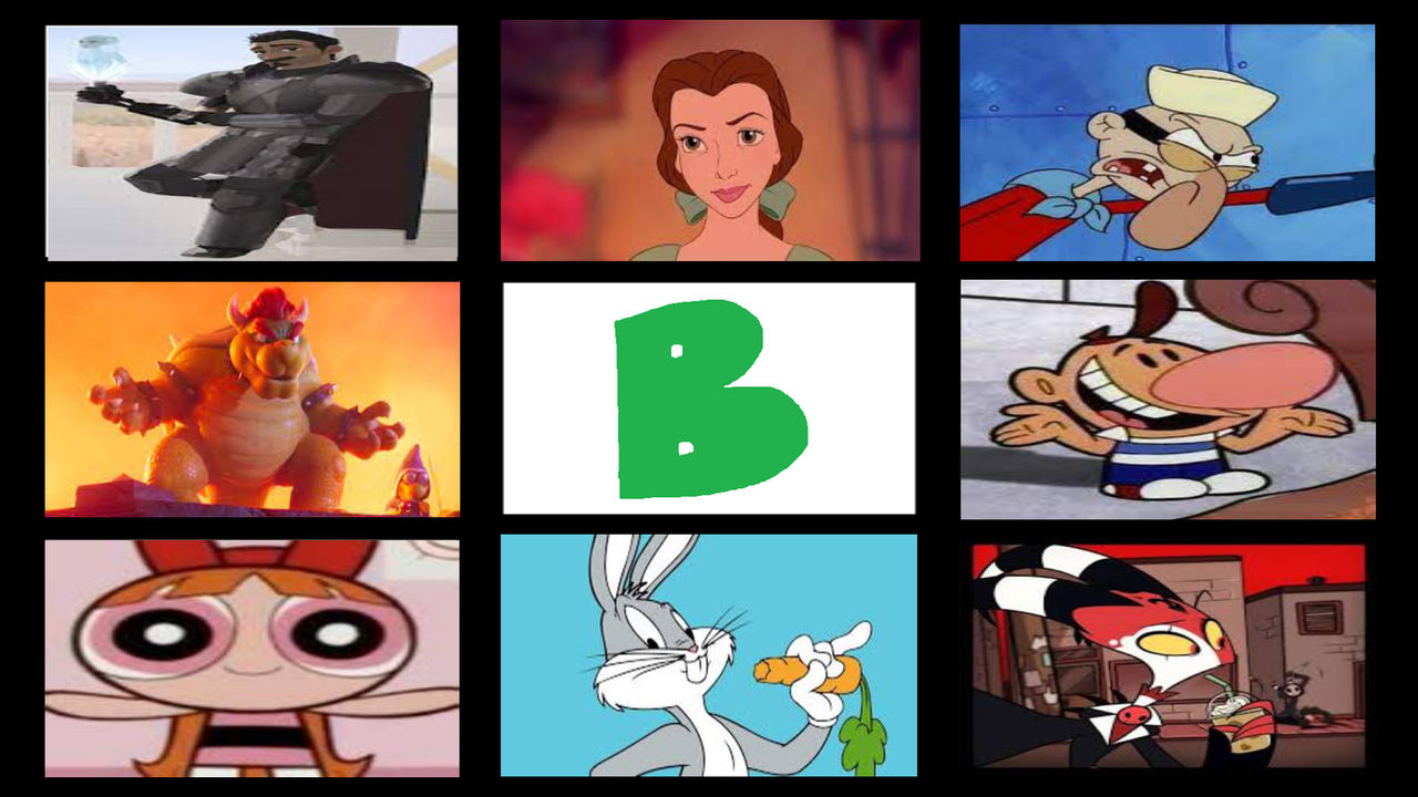 B Deviantart My Favorite Letter B Characters by PPG2009 on DeviantArt