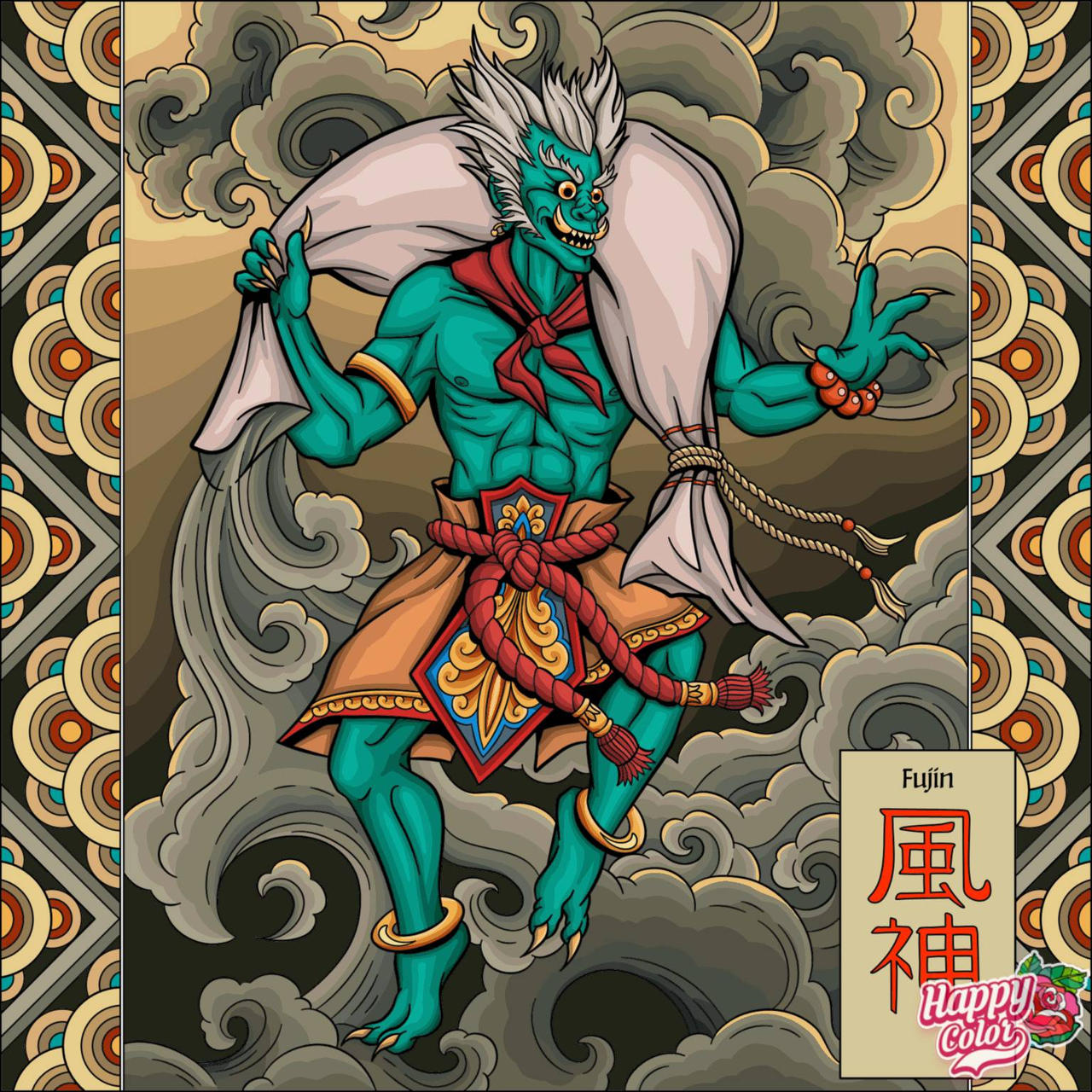 Fujin Face Fujin by PPG2009 on DeviantArt
