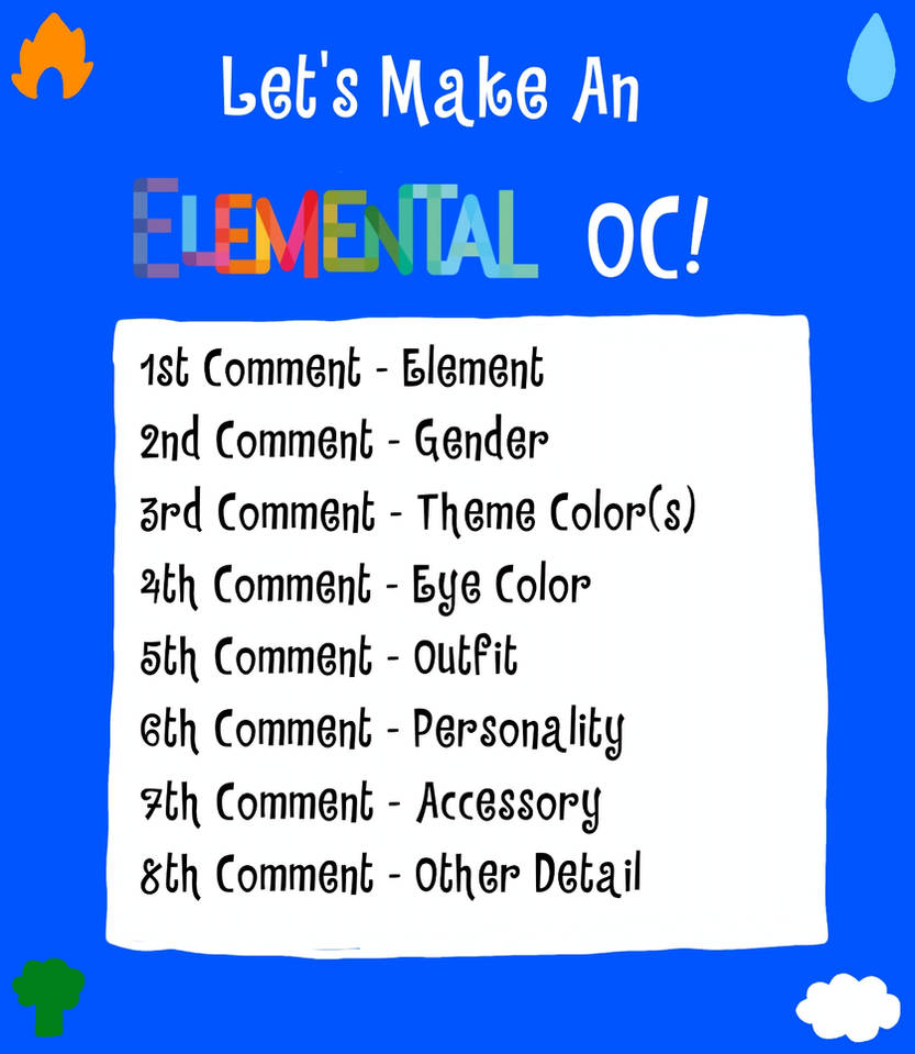 Lets Make an Elemental OC by PPG2009 on DeviantArt