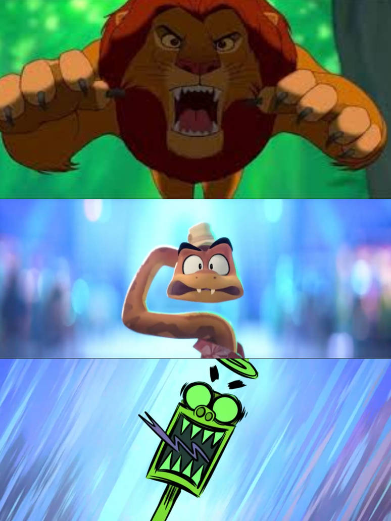 Simba Attacks Simba Attacks Mr. Snake by PPG2009 on DeviantArt