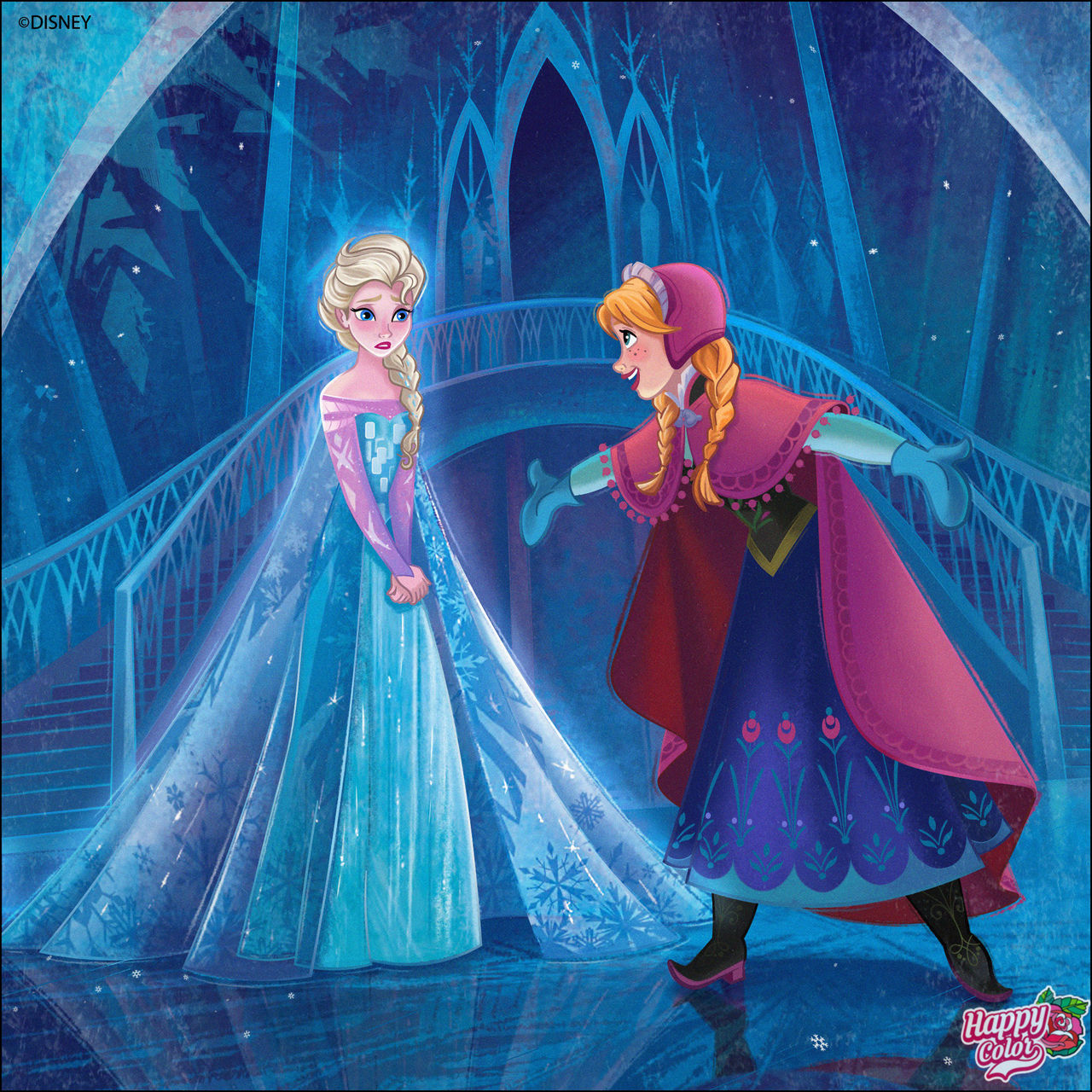 Help Elsa Anna Trying to Help and Explain to Elsa by PPG2009 on DeviantArt