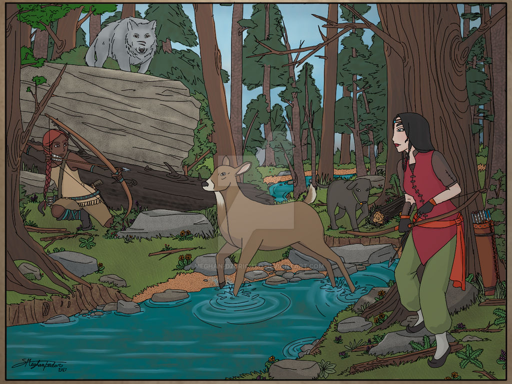 Winona and Islanamara go on a Hunting Trip