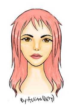 Digital Art - Pink Hair