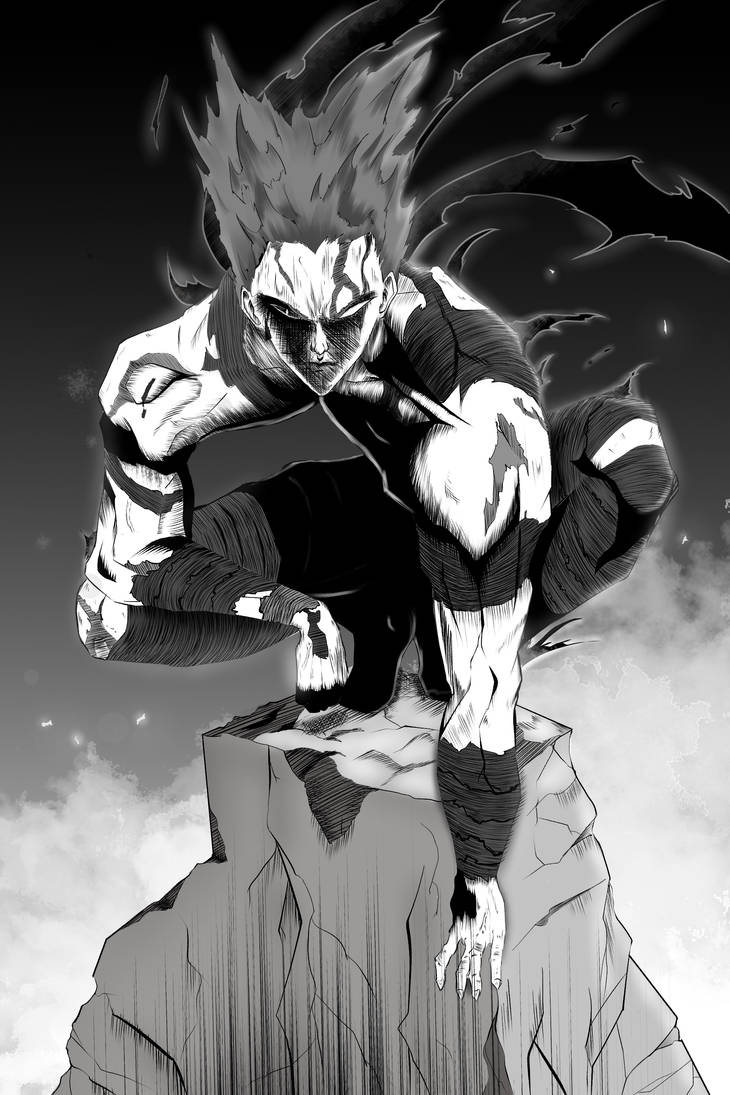 Garou manga panel recreated! by artwithyassine on DeviantArt