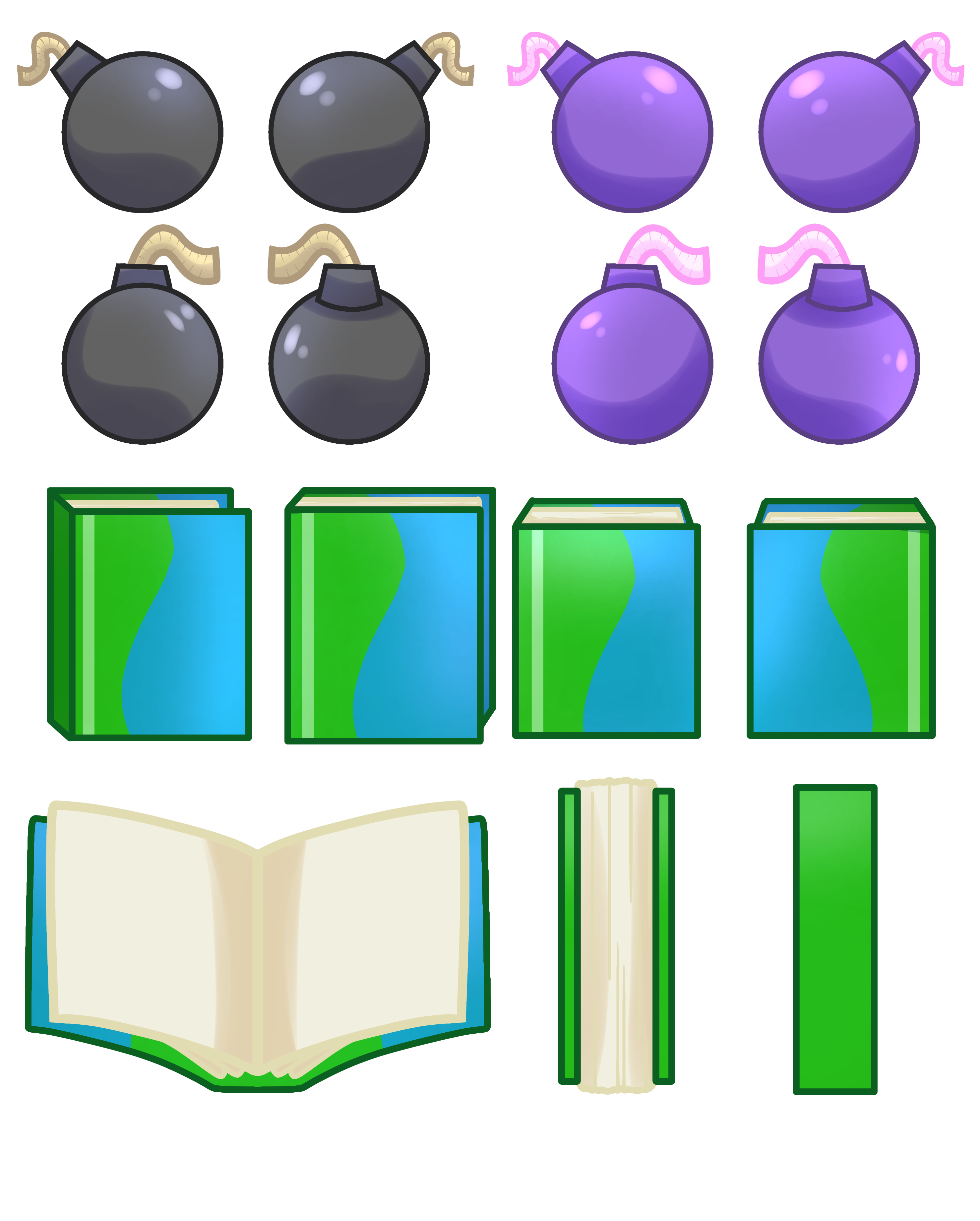 Book Asset Deviantart Bomby book asset by EllieInkling4973 on DeviantArt