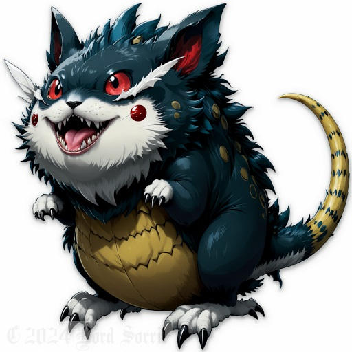 Raticate-alolan by LordSorril on DeviantArt
