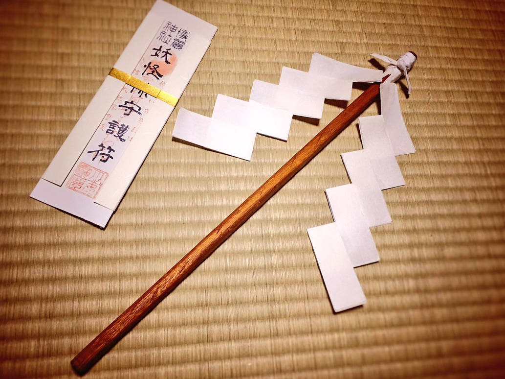 Reimu's gohei prop by smen1884 on DeviantArt