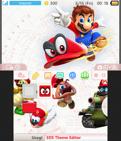 Super Mario Odyssey - Custom 3DS Theme [DOWNLOAD]