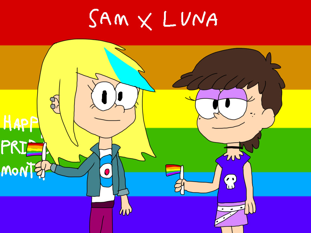 Luna Loud x Sam Sharp by CartoonAndAnime3 on DeviantArt