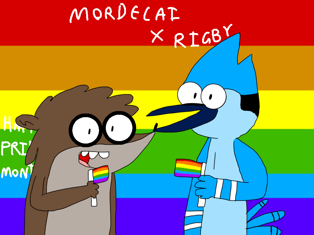 Mordecai x Rigby by CartoonAndAnime3 on DeviantArt