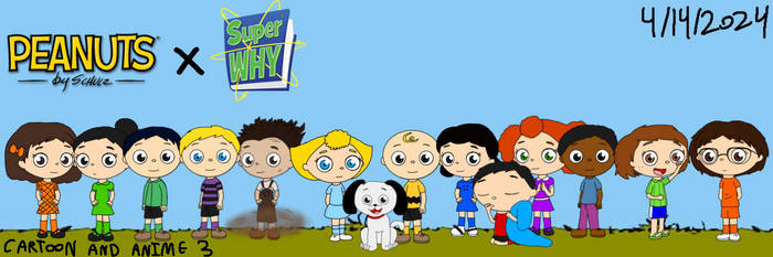 Peanuts Gang in the Super Why style